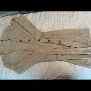 Grey button cardigan